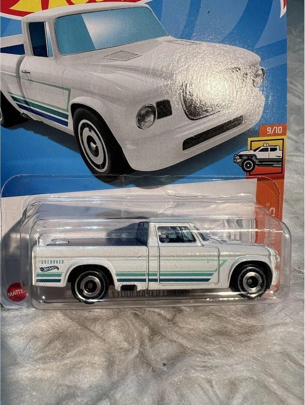 2024 Hot Wheels '63 Studebaker Champ in white